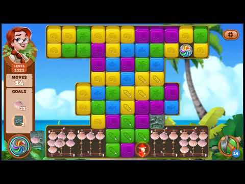Lost Island Blast Adventure Level 1121 - NO BOOSTERS 🏝️ | SKILLGAMING ✔️