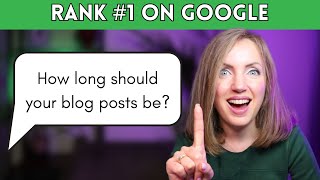 How long should your ideal blog post be for SEO? #seo #digitalmarketing #blogging