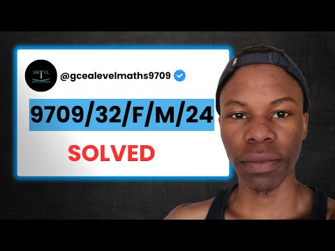 9709/32/F/M/24 | Solved | Paper 32 February March 2024 | CIE A Level Maths 9709