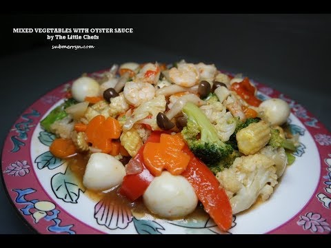 Super simple Stir-Fry Mixed Vegetables with Oyster Sauce