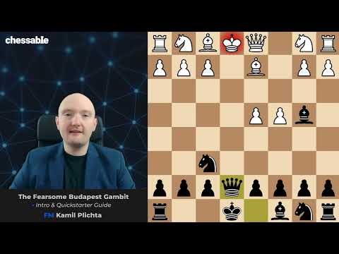 The Budapest Gambit in Chess, explained by FM Kamil Plichta
