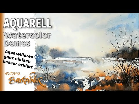 Watercolor – slightly abstracted