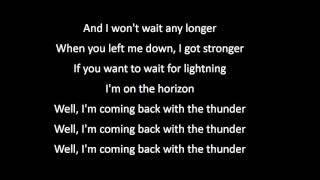 Leona Lewis- Thunder (Lyrics)