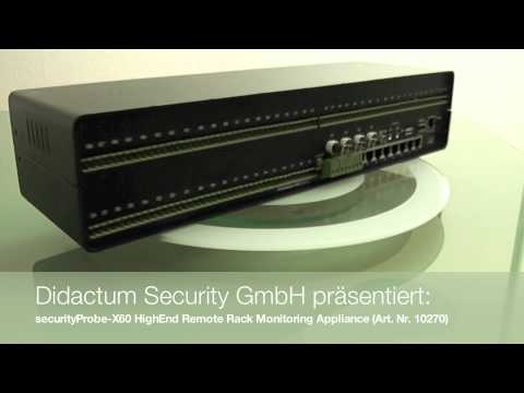 securityProbeX60 Rack Monitoring System im Distributionsvertrieb von Didactum® Security GmbH