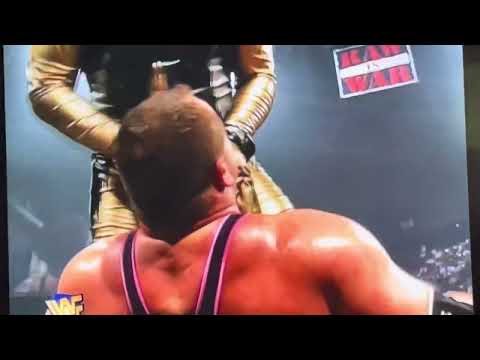 Goldust Rubs Himself & has Pee Pee Area in Neidhart’s Face then he Grabs the Goatee of the Anvil! 97