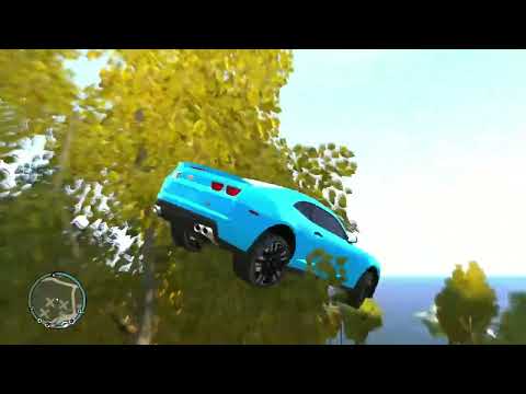 GRAND THEFT AUTO IV 2012 CHEVROLET CAMARO ZL1 CRASH TESTING HD