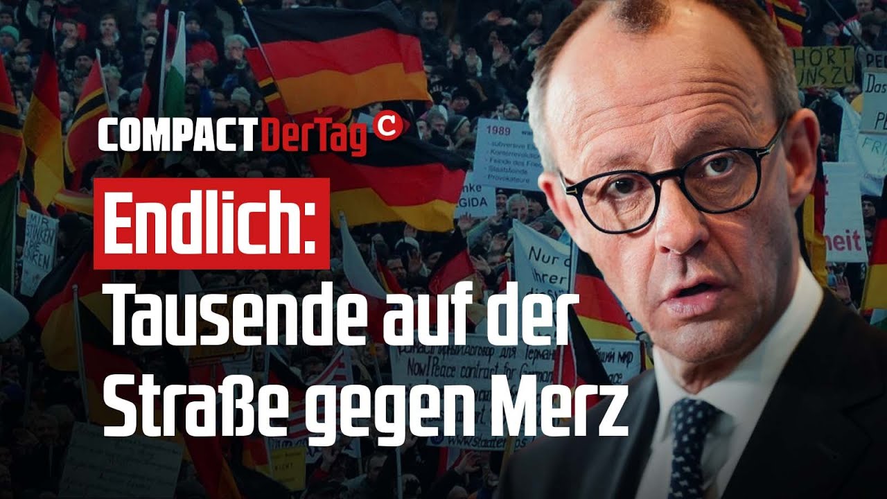 Endlich! Tausende auf der Straße gegen Merz!💥