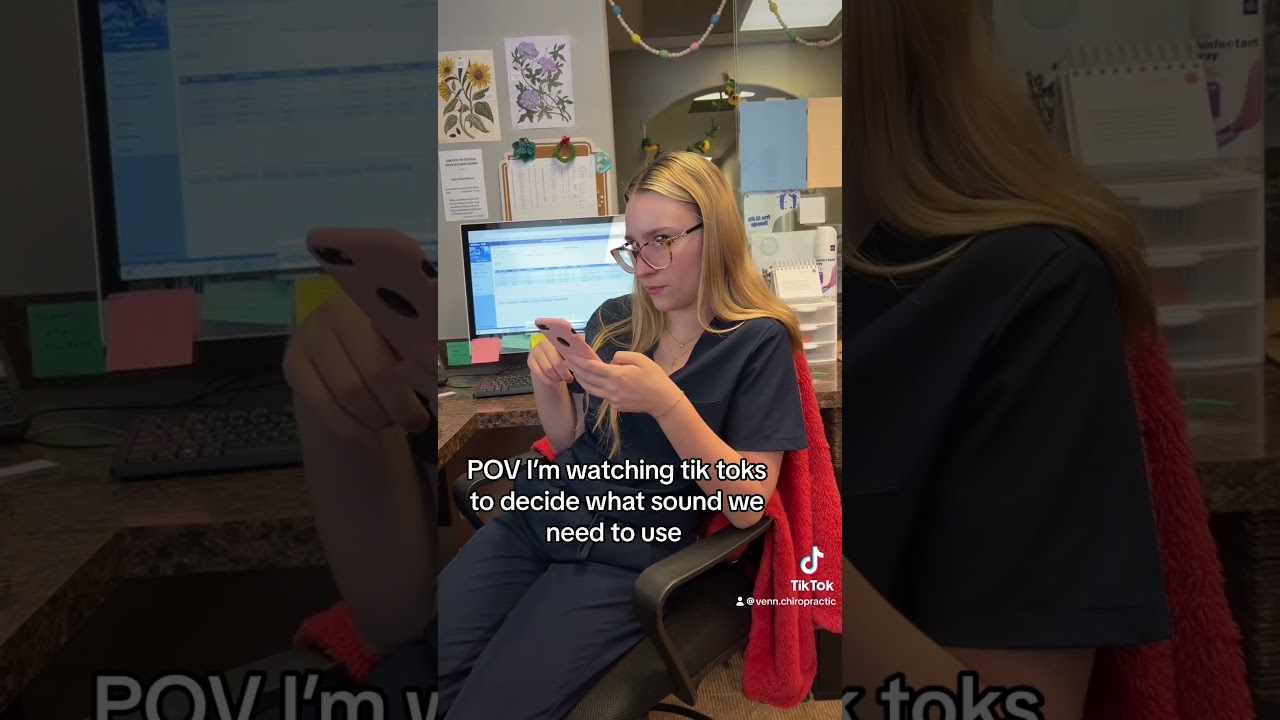 Is Jordan Working or Just Finding TikTok Music? | Frisco Chiropractor Near Me