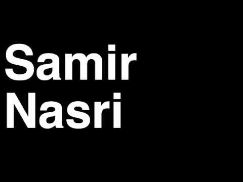 How to Pronounce Samir Nasri Arsenal FC Football Futbol Goal Penalty Kick Yellow Red Card Injury