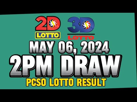 LOTTO 2PM DRAW 2D & 3D RESULT TODAY MAY 06, 2024 #lottoresulttoday #pcsolottoresults #stl