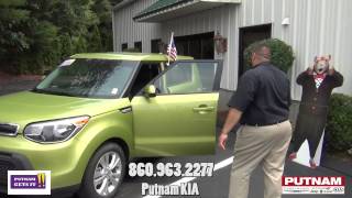 Putnam Chrysler Dodge Jeep RAM KIA Putnam CT Salesman Jimmy with the KIA Soul and the Hamstar