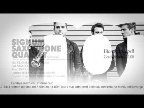 NOMUS 2016 - "Signum" Saxophone Quartet Advertisement