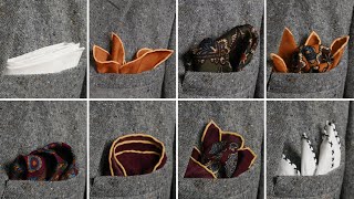 8 Ways To Fold A Pocket Square: Easy  Step-by-Step Instructions