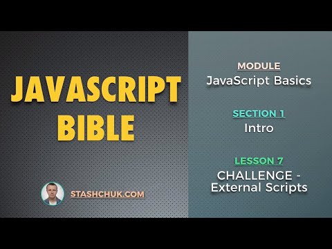 07 CHALLENGE External Scripts JAVASCRIPT BASICS Intro