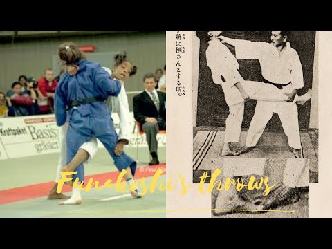 Gichin Funakoshi's two lost throws 船越 義珍 空手道教範