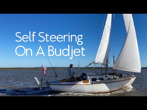 Self Steering on a Sailboat without a Wind Vane or Autopilot