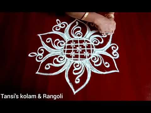 # marghazhi kolams#Pongal kolam #2021#Sankranti kolam #tansi's kolam & rangoli #new year kolam
