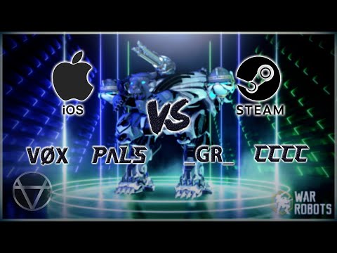 [WR] 🔥 iOS VS Steam CLANS Fight (ft. VØX & PΛLS) – Mk3 Gameplay | War Robots