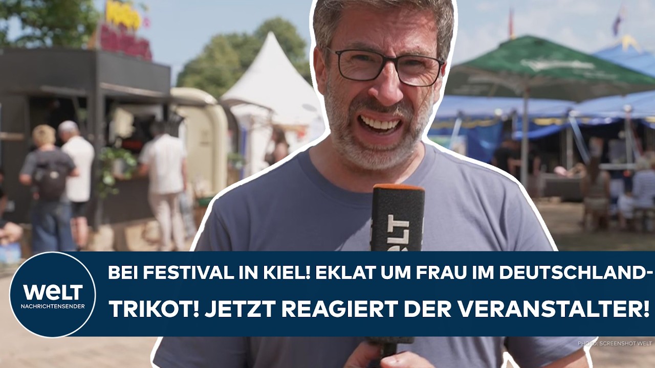 KIEL: Bei Festival! Mega-Eklat um Frau im Deutschland-Trikot! Jetzt reagiert der Veranstalter!