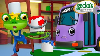 Late Night Emergency Repair! 🌙🛠️ | Gecko's Garage 🚚 | Cartoons For Kids | Toddler Fun Learning