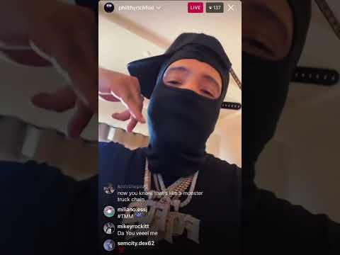 Philthy Rich Vibing Out On Instagram Live Later Joined By FOD Artist Young JR