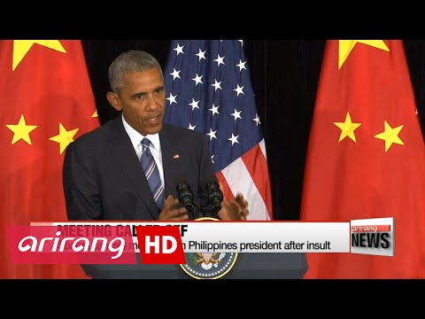 Obama cancels meeting with Philippines president after insult