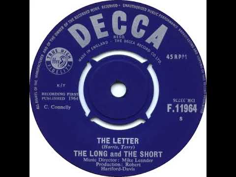 UK New Entry 1964 (197) The Long & The Short - The Letter