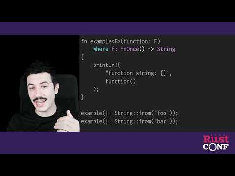 RustConf 2022 - WEIRD EXPRESSIONS AND WHERE TO FIND THEM by Michael Gattozzi