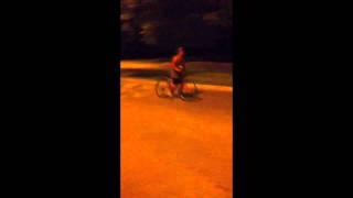 Tokyo drift on a bike