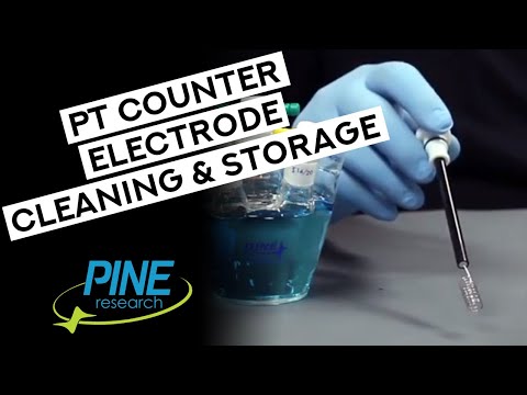 Cleaning and Storage of the Standard-Size Platinum Counter Electrode