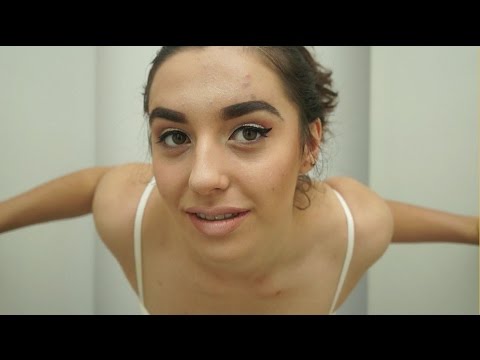 The White Dress // Glowy Angelic Skin + Glitter // The Formal Lookbook