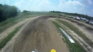 preview picture of video '1983 YAMAHA YZ490 WILDCAT CREEK GLMX VINTAGE CLASS ROSSVILLE IN. MAY 2012 MOTO #1'