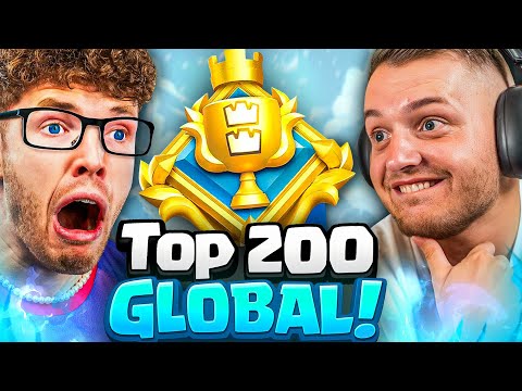 😍🏆GEGEN Top 10 DUO GLOBAL rasiert! | Schaffe ich Top 100 in Duo Ranked GLOBAL? - Clash Royale P2W
