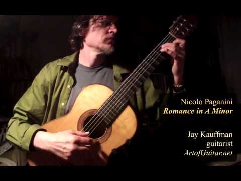 Nicolo Paganini Romance in A Minor
