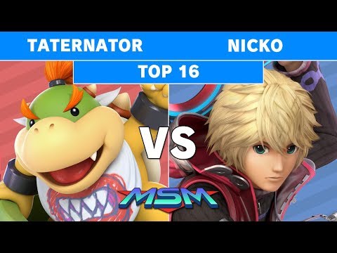 Smash Ultimate Tournament MSM 171 KH|Taternator (Wendy) vs Nicko (Shulk) - Top 16