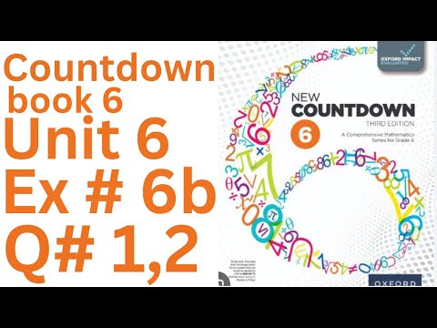 oxford countdown book class 6 Unit 6 Ex 6b| class 6 Unit 6 Ex 6b Q# 1 and 2@ytacademy198