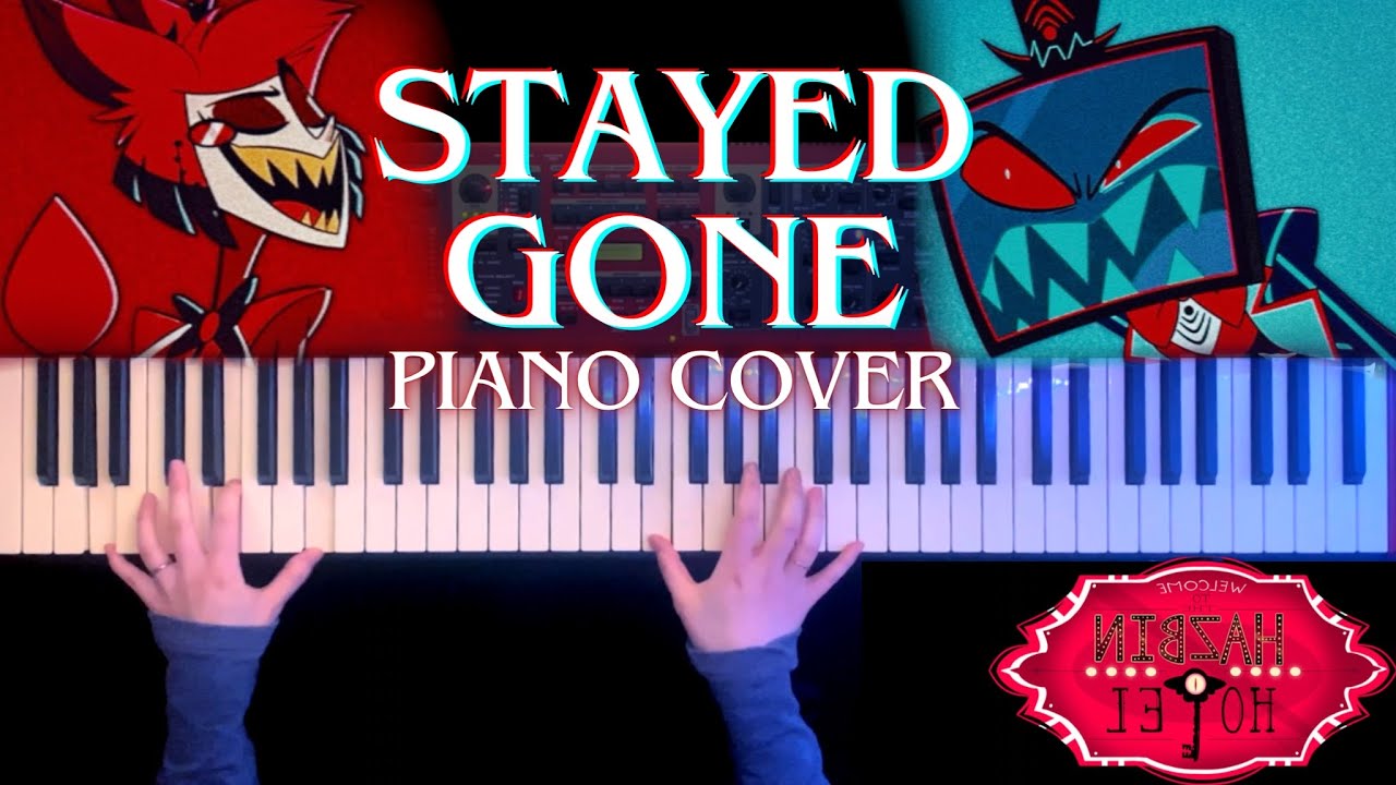 【ピアノ】ハズビンホテル「Stayed gone」弾いてみた(Hazbin Hotel  Vox,Alastor Piano Cover)【かふねピアノアレンジ】
