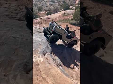 Thumbnail for 1955 Willys Jeep CJ3B Rock Crawling #willys #willysjeep #cj3b #jeepcj #jeep #rockcrawling #4wheeling by Willys