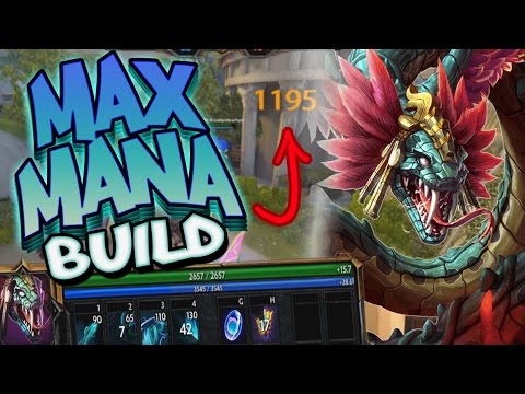 Smite: Kukulkan Max Mana Build - INSANE DAMAGE AND HEALTH!