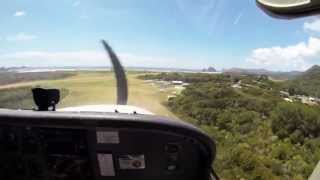 preview picture of video 'Flight to Great Barrier Island 17/1/2015'