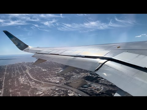 Frontier Airlines A320 Takeoff Pensacola International Airport