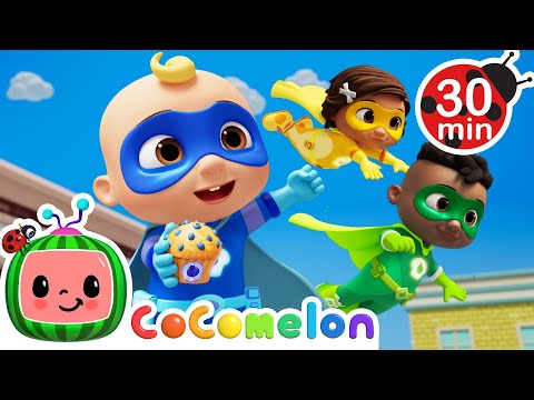 Super Muffin Man JJ 🦸‍♀️ + More CoComelon Nursery Rhymes & Kids Songs