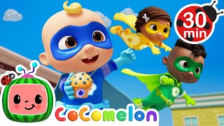 Super Muffin Man JJ 🦸‍♀️ + More CoComelon Nursery Rhymes & Kids Songs