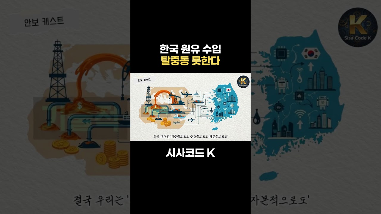 한국 원유 수입 탈중동 못한다