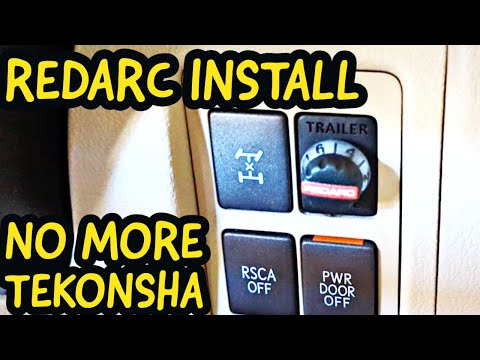 Redarc Brake Controller Install Toyota Lexus Land Cruiser LX570 Tundra towing @REDARCElectronics