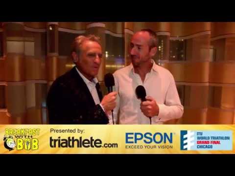 Bevan Docherty at ITU Hall of Fame in Chicago