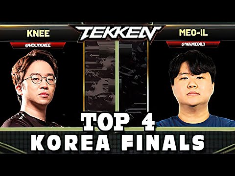 Tekken 7 - Korea Finals - TOP 4 feat. JDCR, Meo-IL, Saint, Knee