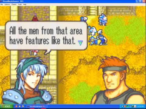 Lot talk Echidna support C Fire Emblem 6 The Sword of Seals VBA