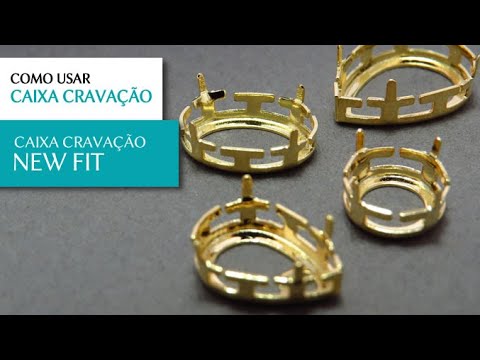 Como Usar Caixa New Fit para Cravação na Montagem de Semijoias - Pedra Mística