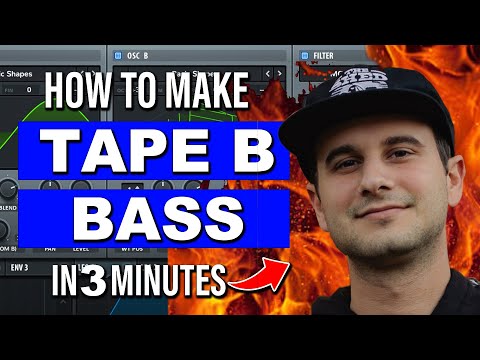 How To Make Tape B Bass Sound in 3 MINUTES!